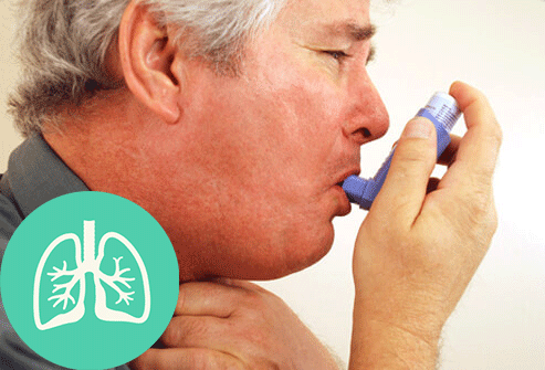 Asthma S16 Man Inhaler