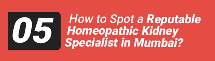 How to spot homeopathic kidney specialist in mumbai