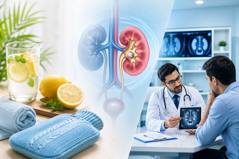 Kidney Stone Symptoms, Home Relief and Hospital Treatments