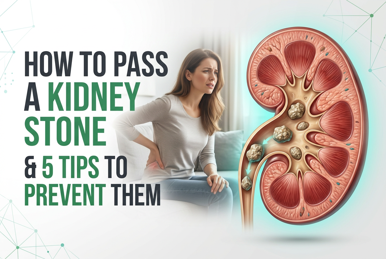 how to pass kidney stone and tips to prevent them